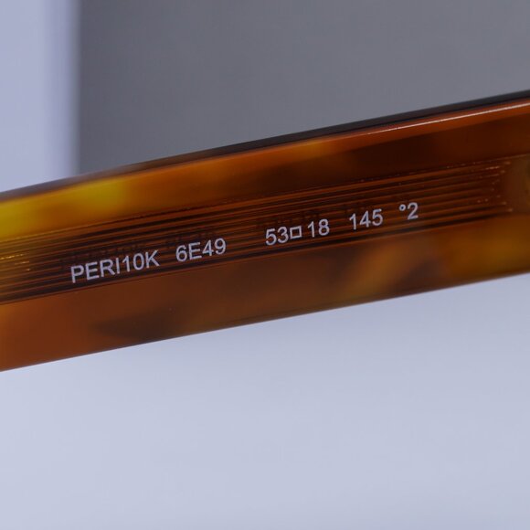 Palm Angels PERI10K MALIBU 6E49 Cat Eye Sunglasses - Havana/Blue - Picture 7 of 8